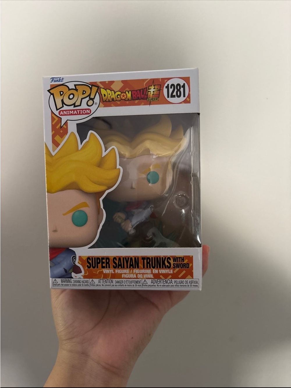 Funko Pop! Super Saiyan Trunks - Yellow Hair, Teal Eyes
